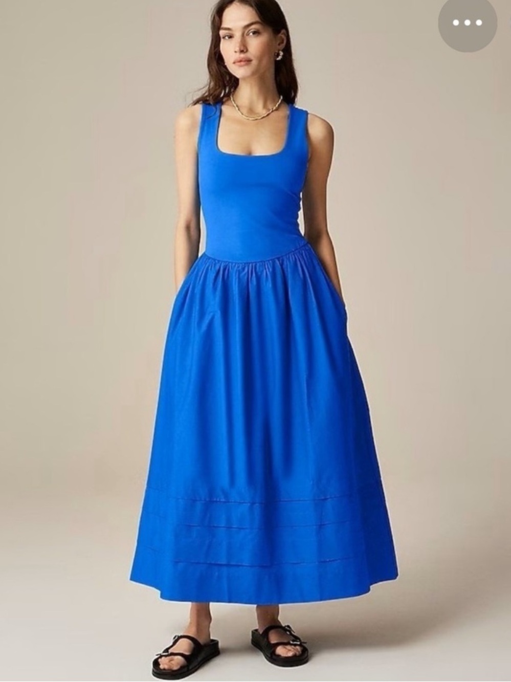 J Crew Drop Waist Mixty Tank Dress